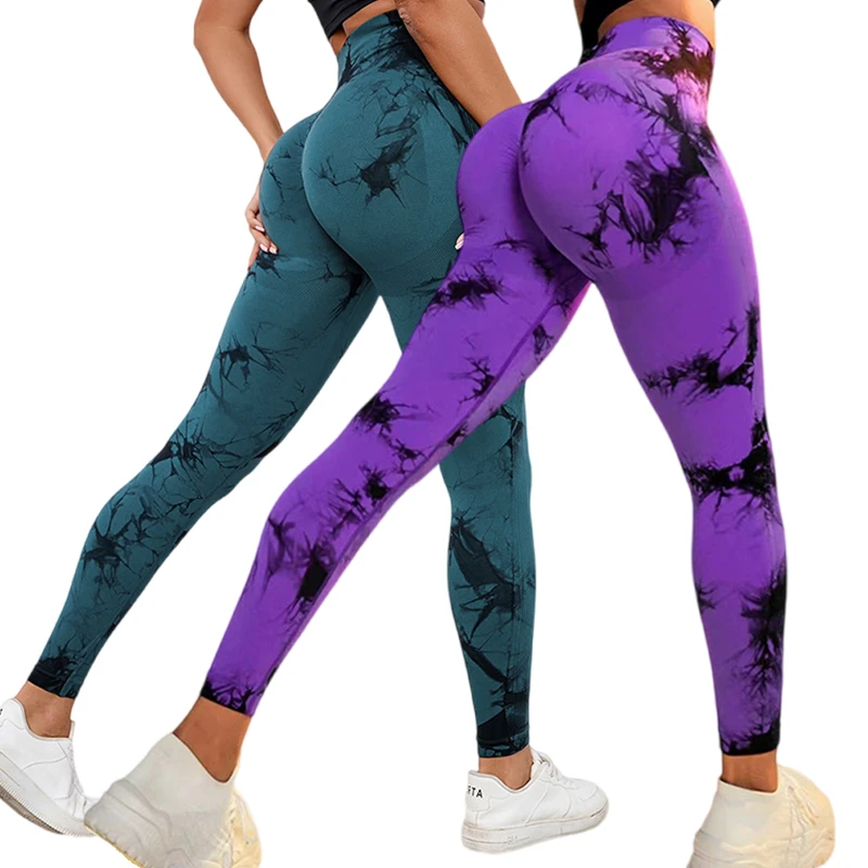 Hot Sale Woman Solid Color Scrunch Booty Custom Yoga Pants Push Up Sportswear Fitness Tight Workout Yoga Pants Leggings