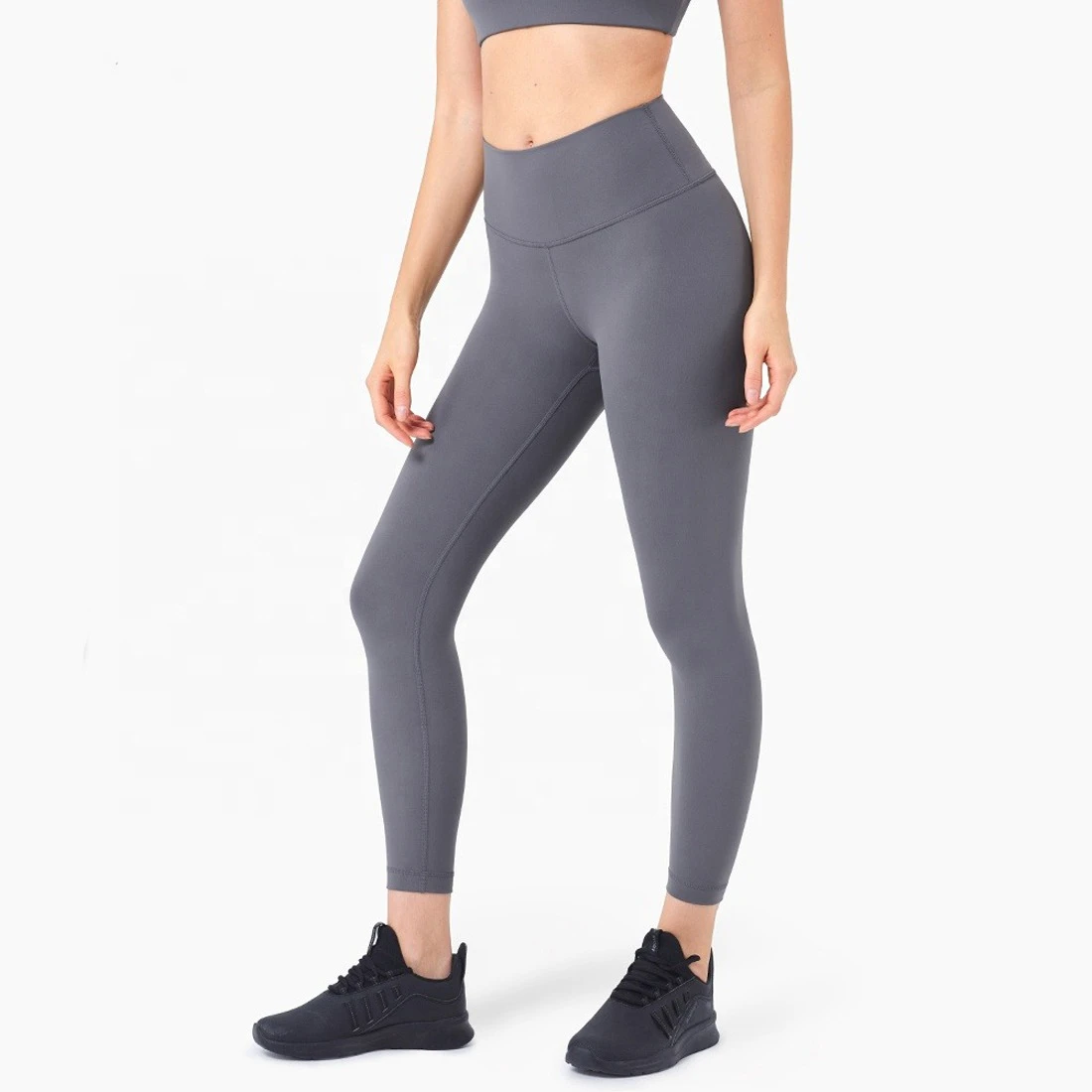 High Waist Stretch Athletic Dance Yoga Leggings Pockets Quick Dry Breathable Bamboo Fiber Plus Size Women's Leggings Pakistan
