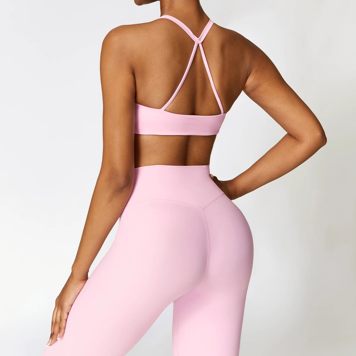 New Summer Sexy Running Shockproof Backless Yoga Bra Quick-Drying Seamless Fitness Jacket High Support Women's Gym Sports Bra