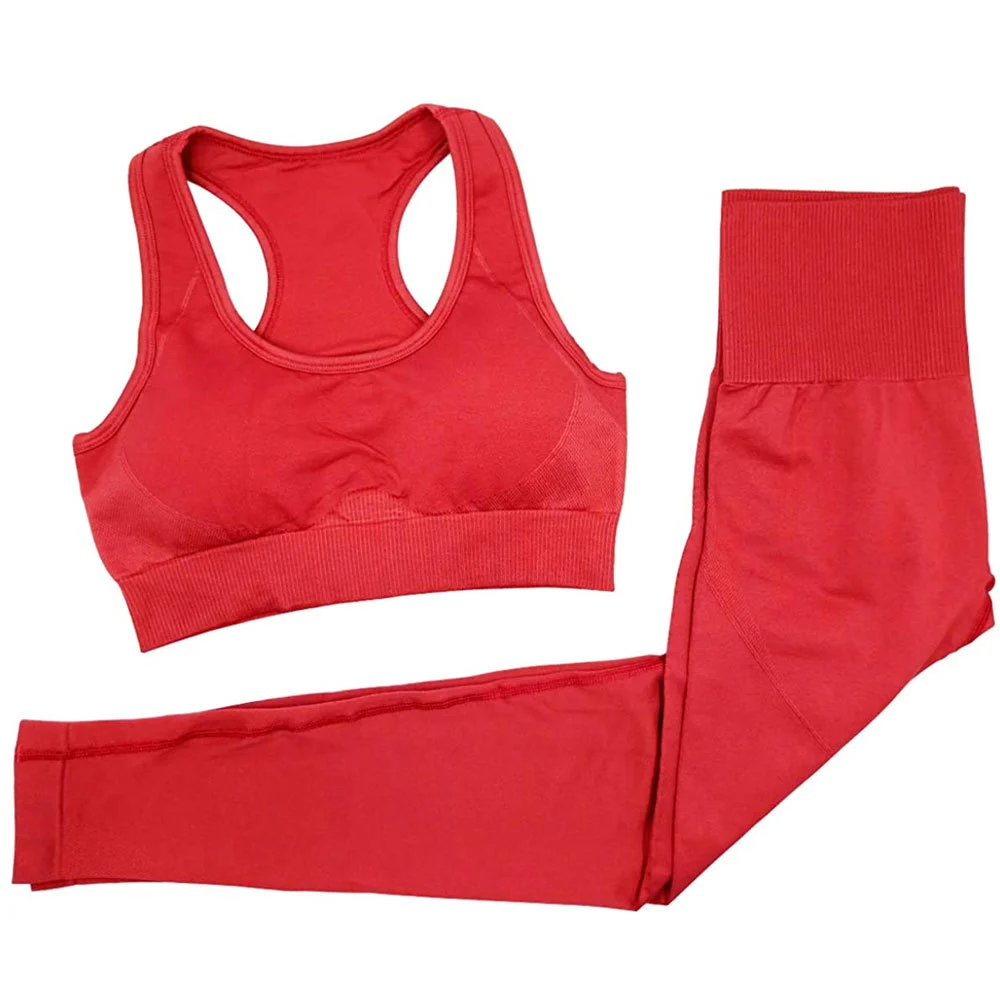 Low MOQ Custom Wear Yoga Set For Women Fashion High Quality Tight Fitness Wear Women Yoga Set