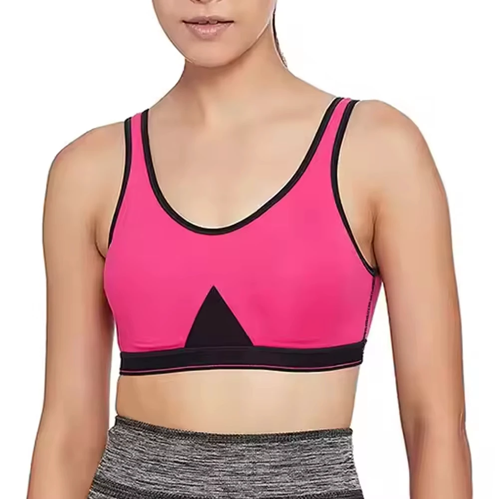 Latest Design Simple Lightweight Women's Sports Bra for Gym & Yoga Breathable High Quality Customized Logo Front