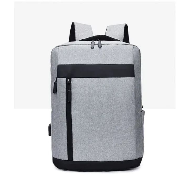 New Fashion Casual Large Capacity Simple Trendy Backpack Student Backpack Wholesale Schoolbag Solid Color Korean Style
