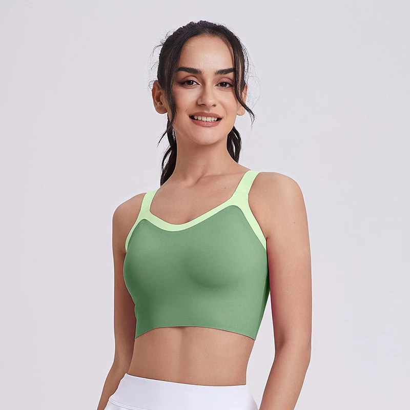 Women Stretch Quick Dry Adjustable Straps Supportive Soft Yoga Bra