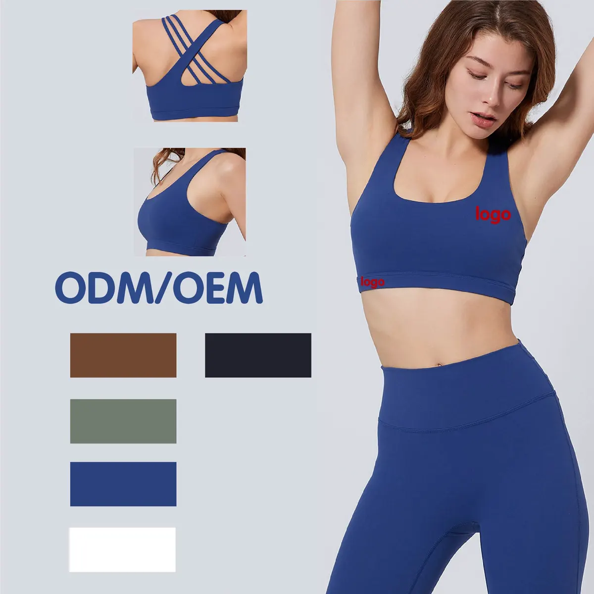 Cross Strap High Impact Sports Bra for Running Gym Women Manufacturer