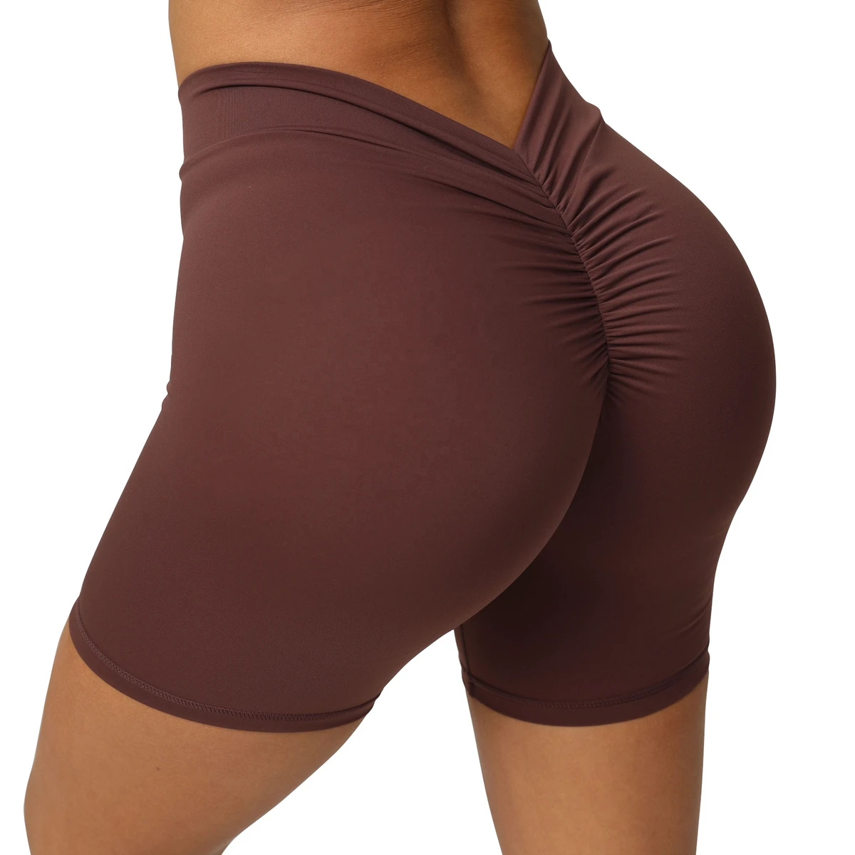 Women's High Waist Yoga Shorts Scrunch Butt Biker Shorts Seamless Gym Fitness Workout Stretch Activewear Pants