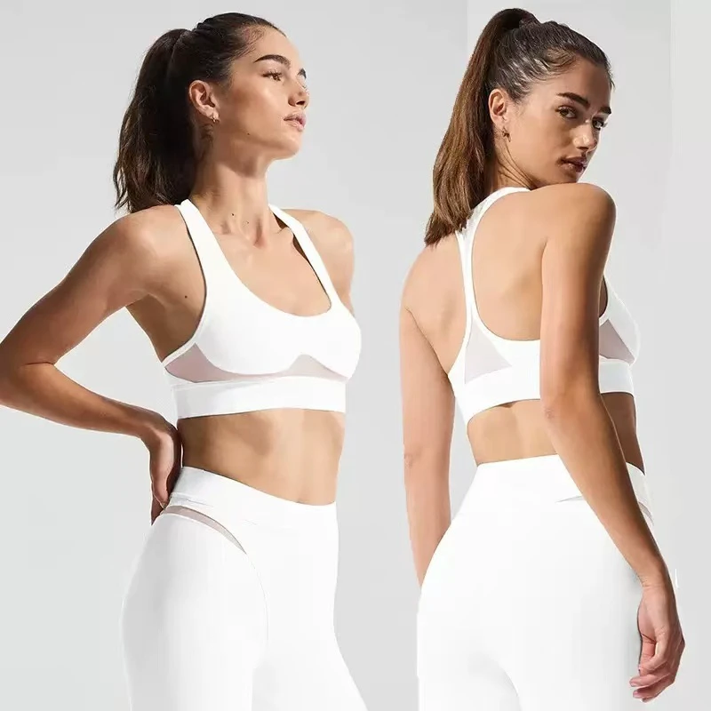 Women's High Waist Compression Elastic Workout Sets Plus Size Yoga Pants Leggings Solid Breathable Activewear Tracksuit Yoga Set