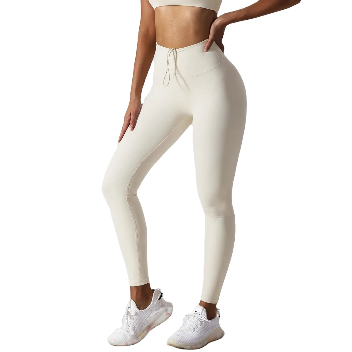 Women's Custom Printed Solid Pattern High Waist Gym Workout Pants Most Popular OEM Wholesale Yoga Leggings