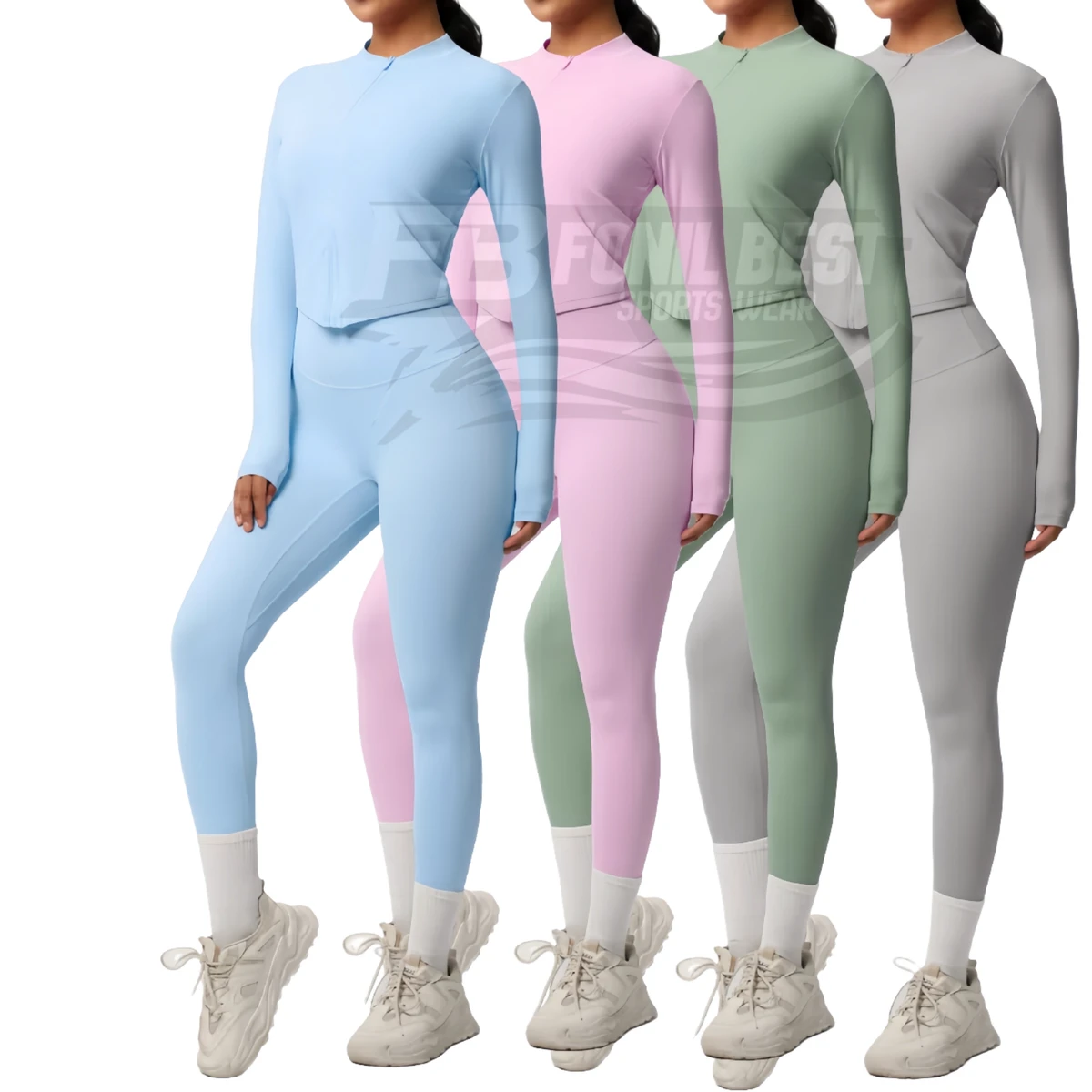 Women's Outdoor Running Fitness Yoga 2-Piece Set Sleeveless Pants Top High Waist Breathable Plus Size Solid Quick Dry Custom OEM