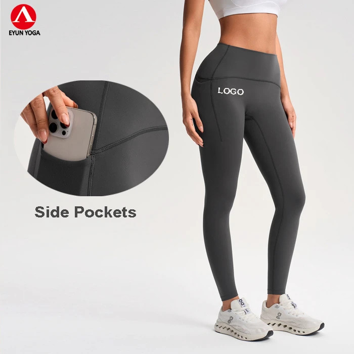 High Waist Leggings With Pockets Seamless Workout Tummy Control Gym Wear From Sportswear Factory Wholesale