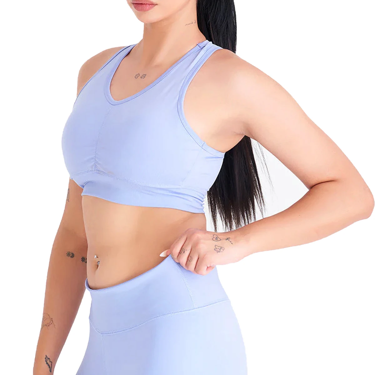 Exercise Running Sports Yoga Tops Athletic Ribbed Cute 2025 Custom Logo One Shoulder Crop Sports Bra Women High Quality Gym