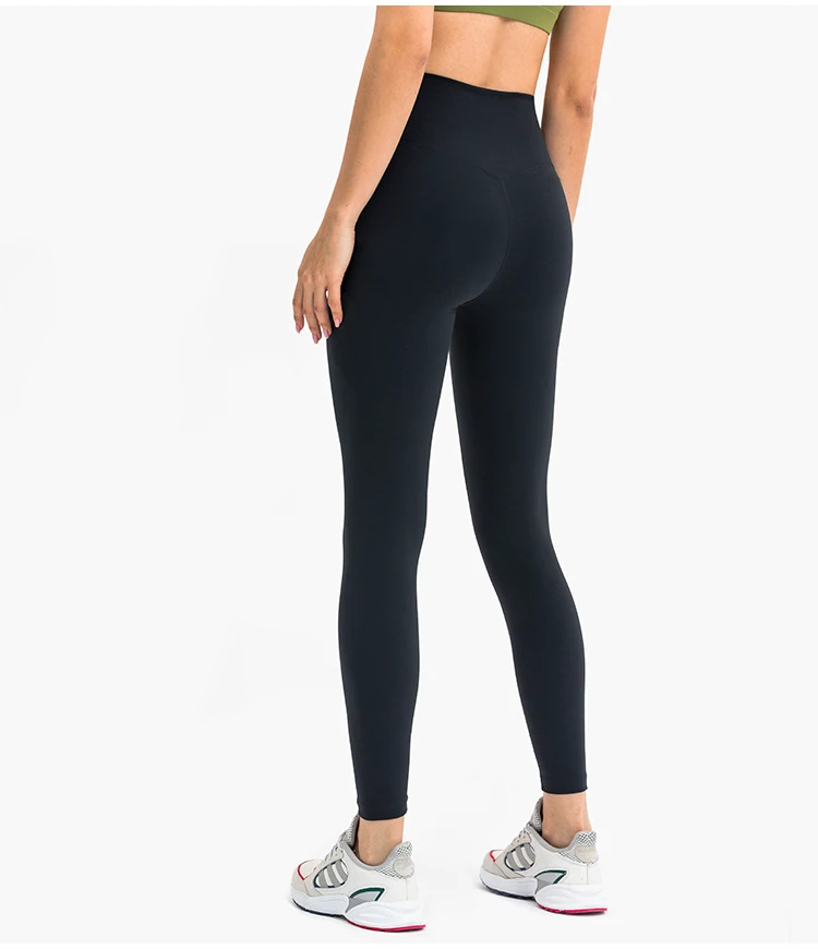 2025 Custom Logo Buttery Soft High Wais Align Yoga Leggings Women Tight Pants For Athletic Running Scrunch Leggings