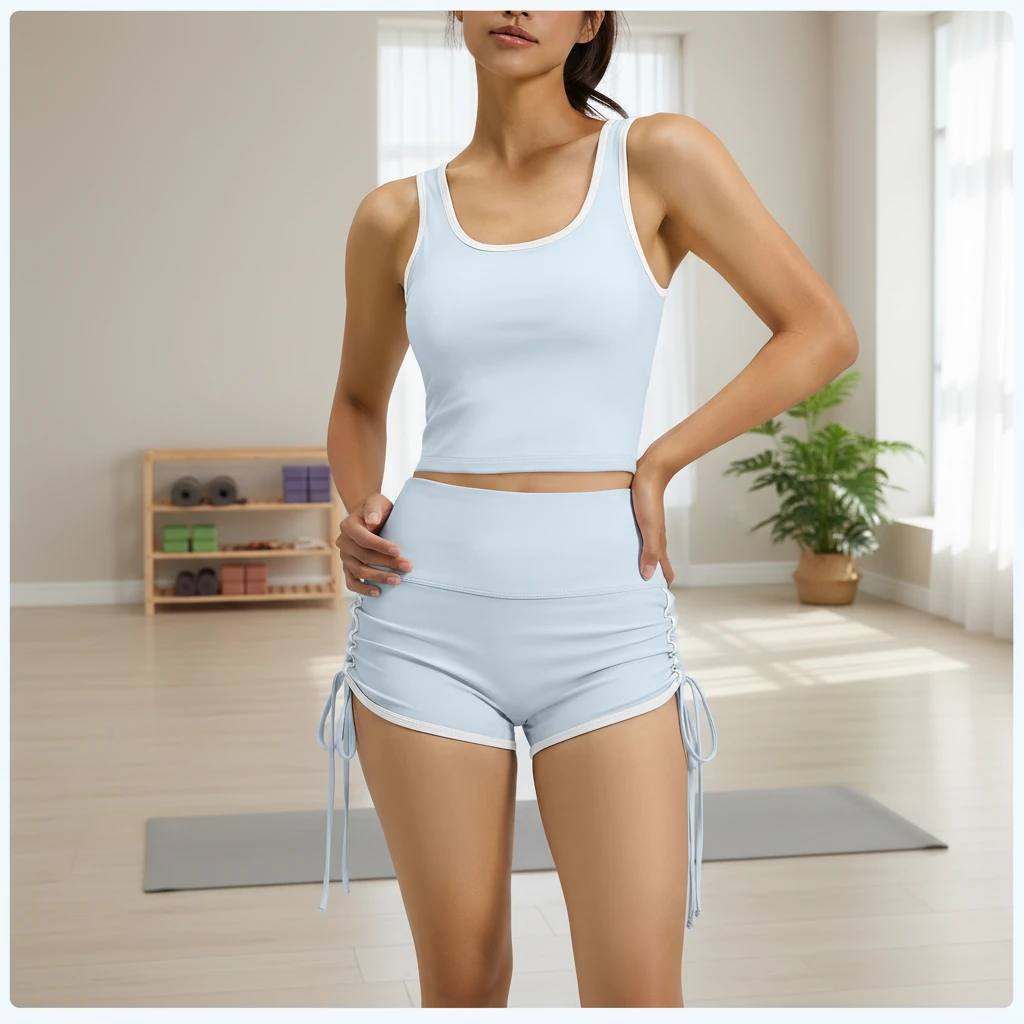 Women's Yoga Set with Built-in Padded Sports Bra High Waist High Stretch Quick-Dry Anti-static Spandex/Nylon for Gym Fitness