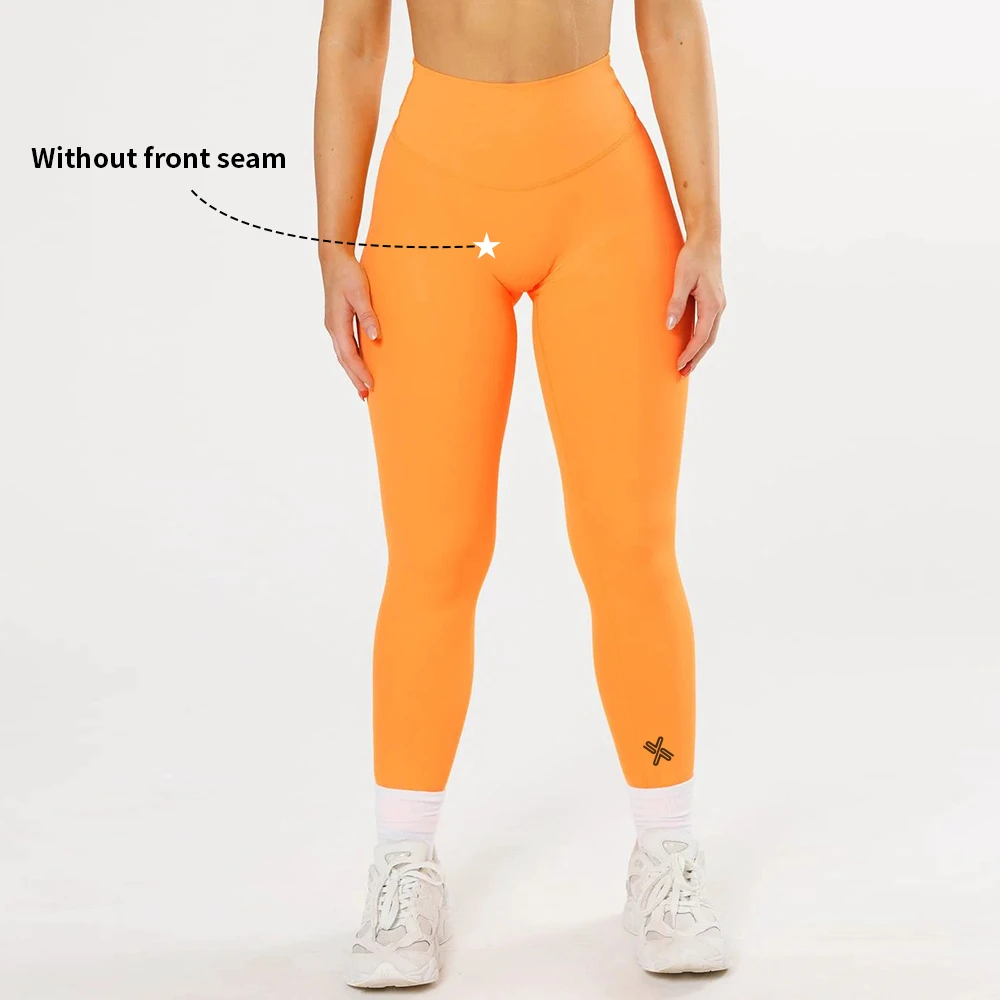 Women's High Waist Knee Active Gym Yoga Pants Spandex/Nylon Four-Way Stretch Breathable Lightweight Quick Dry Sweat-Wicking