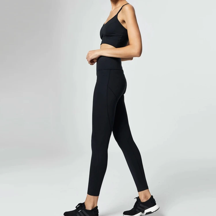 Thick High Waist Yoga Pants Tummy Control Workout Running Yoga Leggings for Women