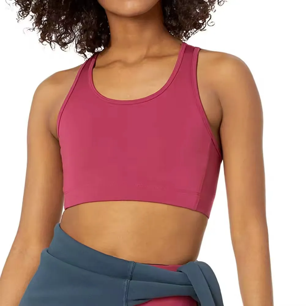 Low Price & MOQ Women Gym Sports Bra High Quality Sports Bra With Logo Cheap Quick Dry Women Fitness Sports Bra In wholesale