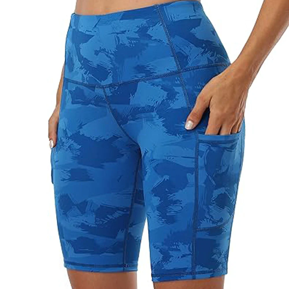 Seamless Scrunch Butt Biker Shorts Women High Waist Squat Proof Camo Yoga Gym Leggings Tummy Control Activewear 2026 OEM Custom