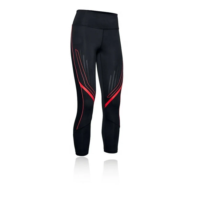 Womens Sports Leggings High Waist Fitness Capri Running Tights Pockets 3/4 Length Regular Fit Cropped Yoga Pants Power Stretch