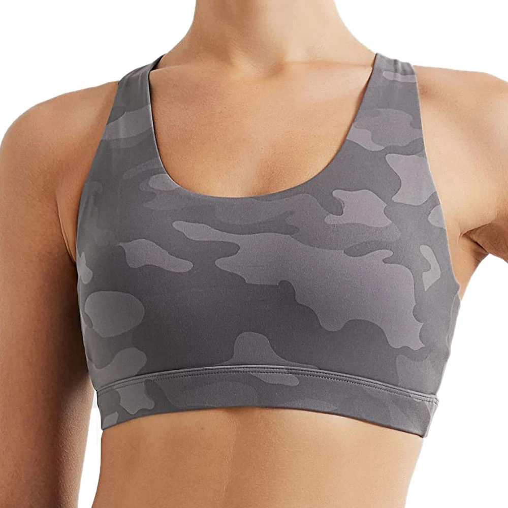 Wholesale Women Fitness Sports Bra for Gym Active Wear Breathable Women Cross Back High Support Yoga Sports Bra OEM Services