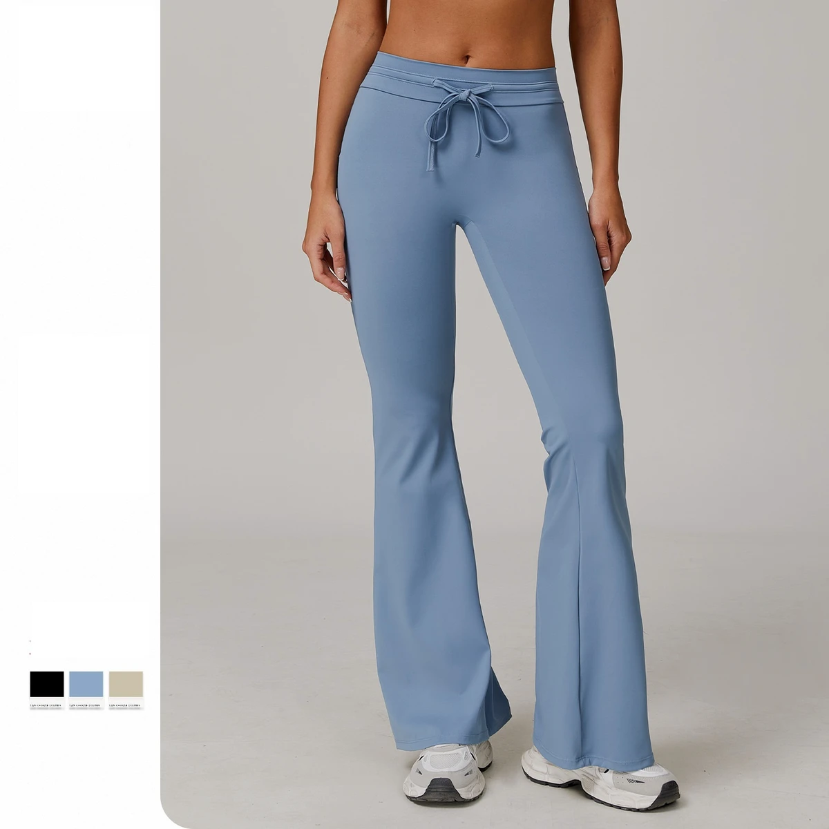 Workout Super Stretch Women High Waist Flare Leggings Wholesale Gym Fitness Yoga Bell-bottom Pants
