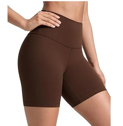 High Waist Solid Color Tights Women Biker Shorts Workout Yoga Shorts Stretchy Short Leggings Booty Scrunch Butt Short Breathable