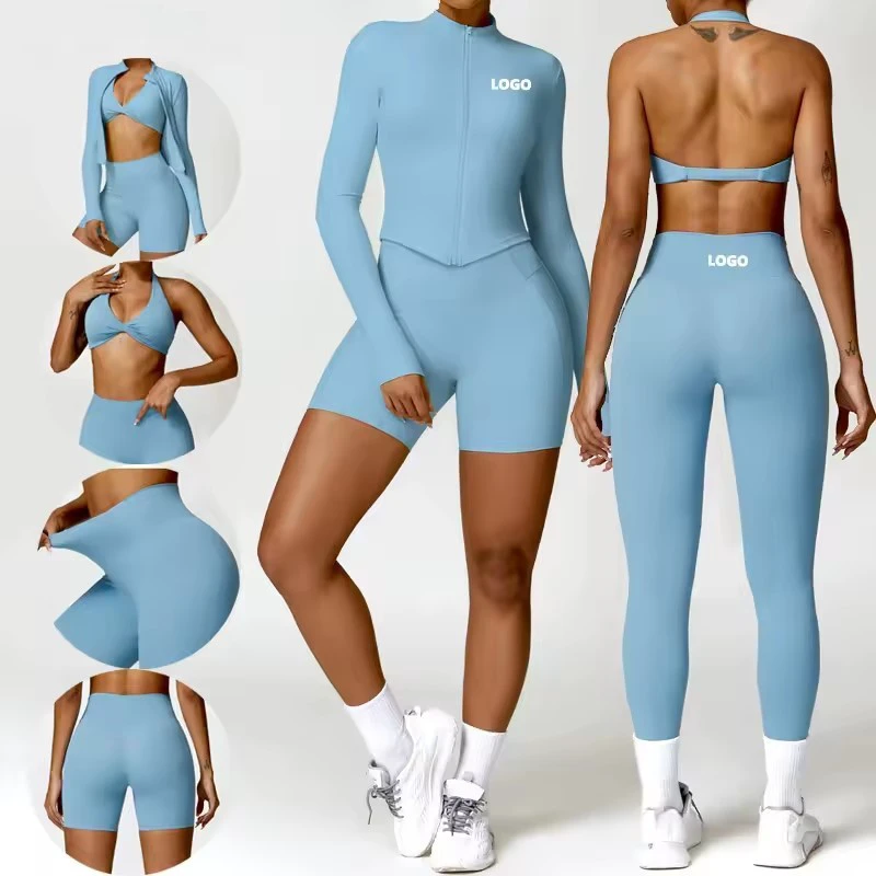 Women's Simple High Support Yoga Sports Bra Anti-Bacterial Spandex/Nylon Removable Pads Customizable Logo Colors for Fitness Gym