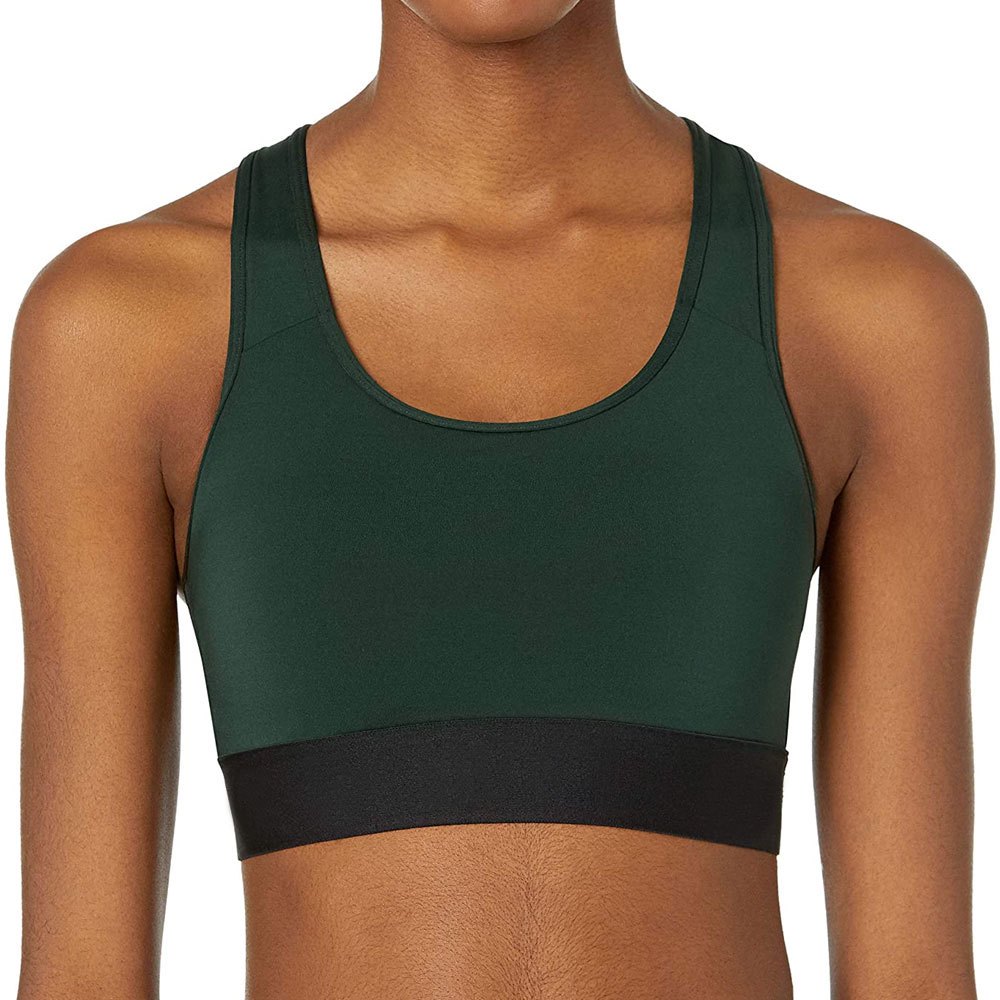 Women's Cotton Yoga Sports Bra Lightweight Quick Dry Breathable Cross Back Solid Pattern Anti-Bacterial Front High Support