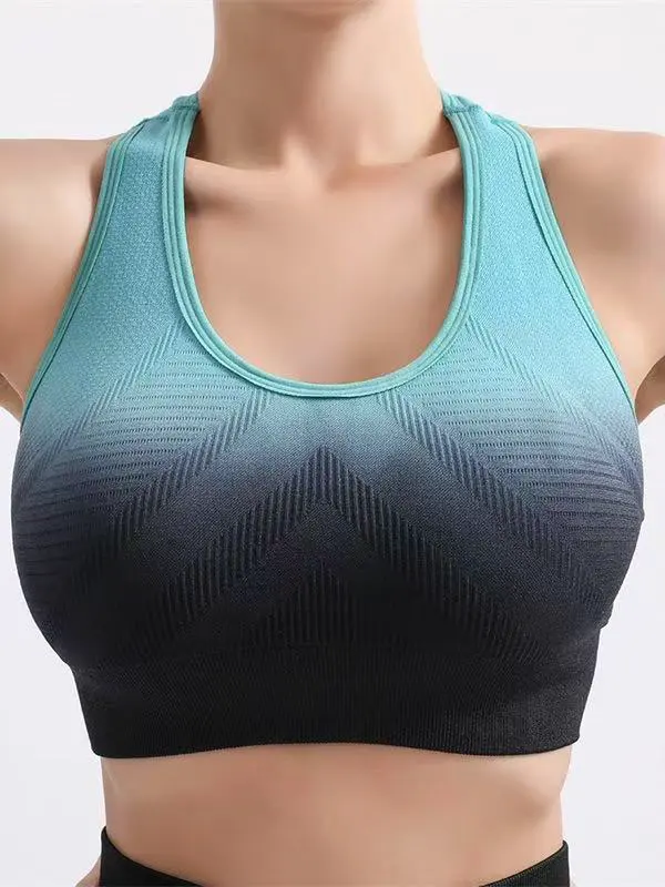 Anti-wrinkle Women Sports Bra Four-way Stretch Yoga Wear Supportive Women Gym Wear Sport Outfit Sports Bra For Women
