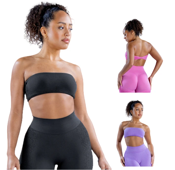 Sexy Sports Bra Gym Top Women Breathable Quick-Drying Yoga Clothes Women Training Tube Top Fitness Running Workout Bra Female