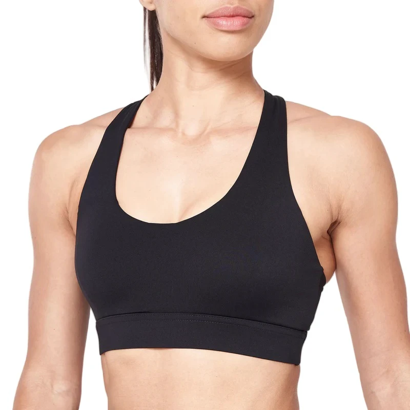 OEM Custom Logo High Quality Trendy Running Athletic Sports Bra for Women Eco-friendly Breathable Plus Size Bra Sexy Sports Bra