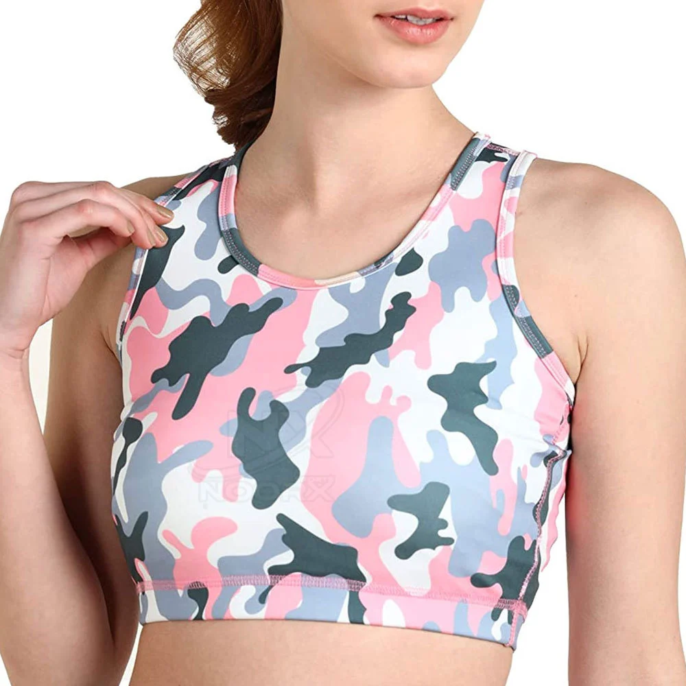 New Arrival NOORX SPORTS Women's Medium Support Seamless Sports Bra-Spandex/Polyester Adjustable Straps Quick Dry Plus Size