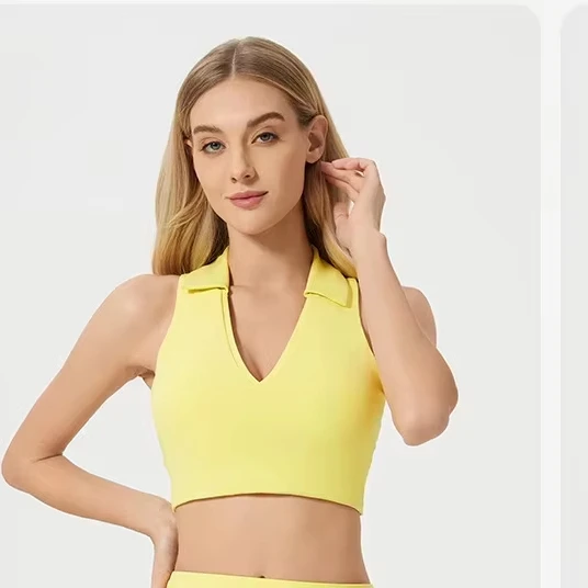 Custom Luxury Nylon Sports Bra for Gym Workouts High Support Running Bra with Recycled Material for Yoga and Stretching