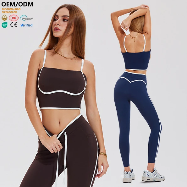 XW-YCF2522301 Hot Selling Workout Solid Color Moisture Wicking Gym Clothing Activewear Quick Dry Breathable Yoga Sports Bra