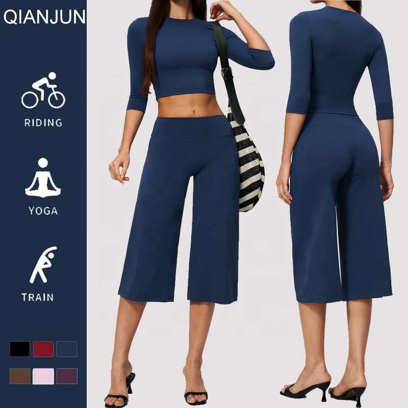 Workout Women 2 Piece Activewear Casual 2 Piece Yoga Gym Fitness Sets Gym Clothes Activewear Workout Set