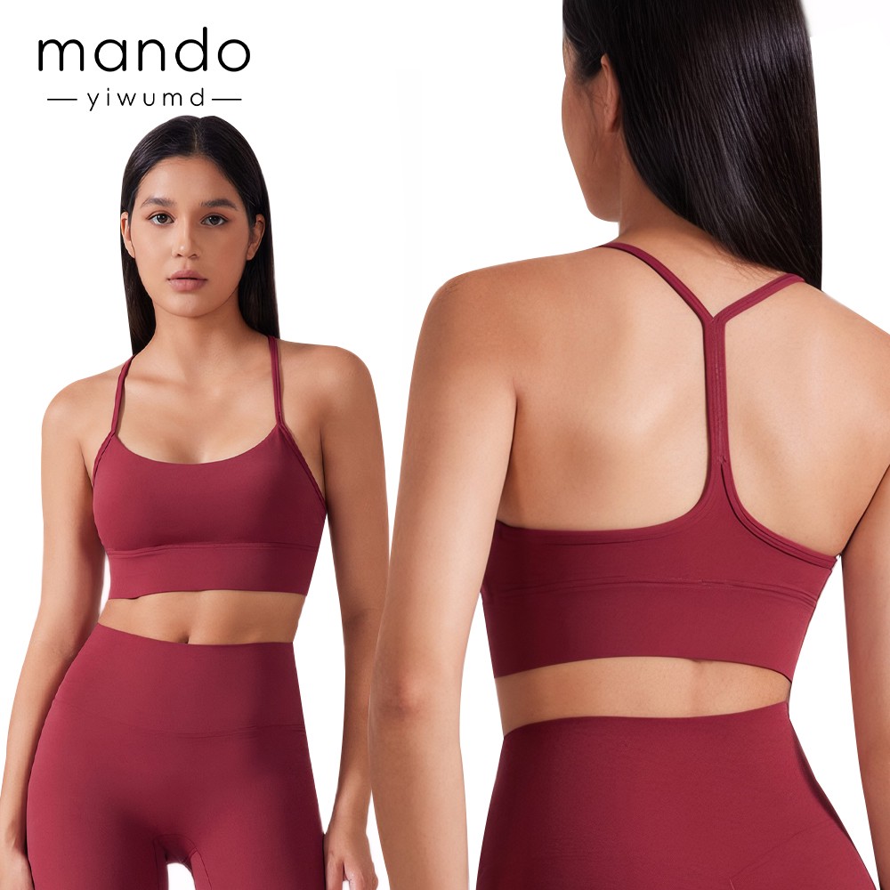 Backless Bra Sport for Fitness Women Yoga Ladies Gym Quality Girls Support Sports Top Custom Bras Impact Bra Sport