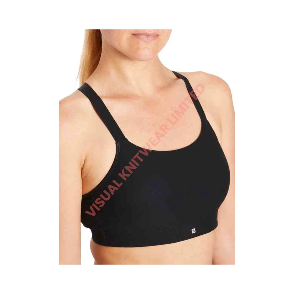Gym Training Women Sports Bra with Adjustable Straps and Strong Elastic Wholesale Sports Bra for Women with Moisture Control