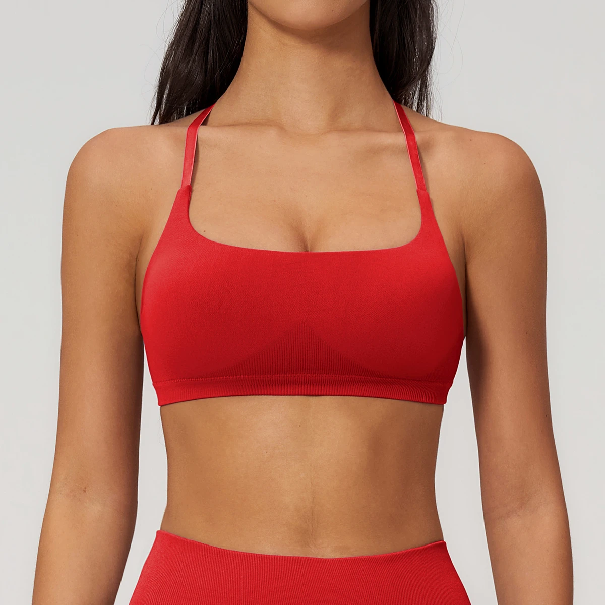 Hot Sale Womens Yoga Bra Adjustable Straps High Quality Sportswear Tops for Girls Sexy Yoga Wear Sports Bra Fitness Workout Bra