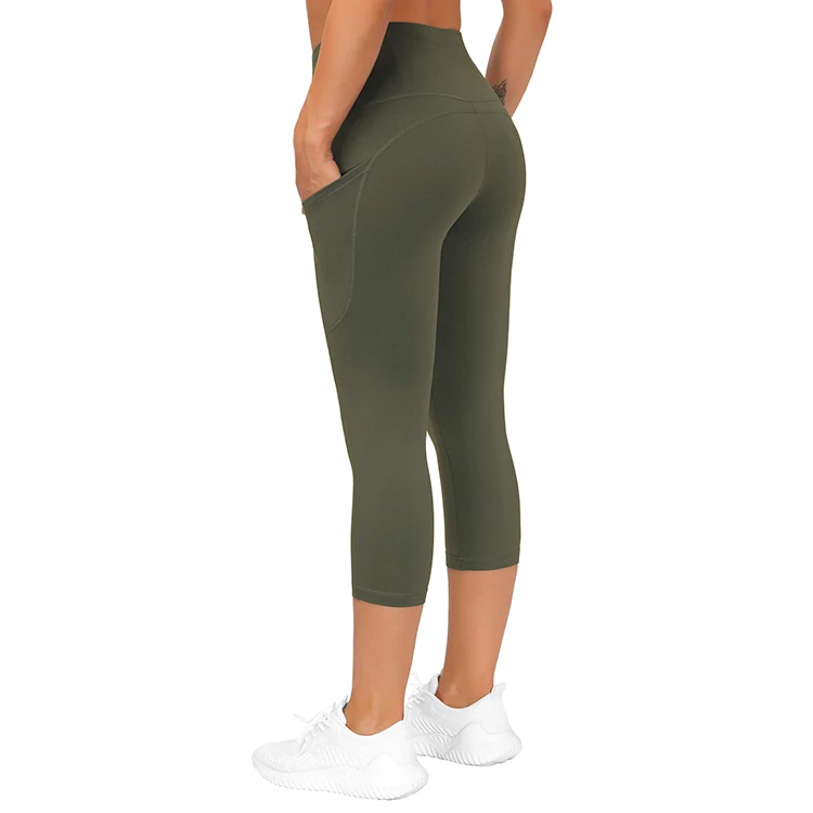 100 % Cotton Activewear Women Leggings Organic Cotton Yoga Pants Sustainable Yoga Leggings For Women High Quality Wholesale