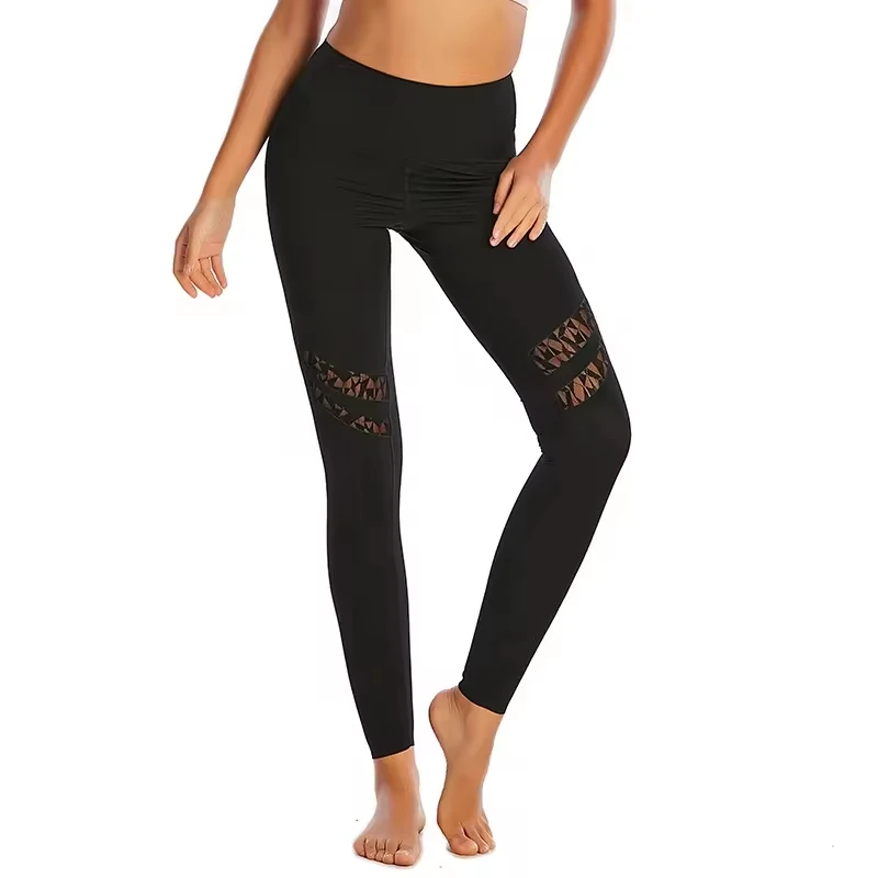 Customize Design High Waist Butt Lift Gym Leggings for Women Stretch Sports Tights With Quick-Drying Workout Yoga Pants