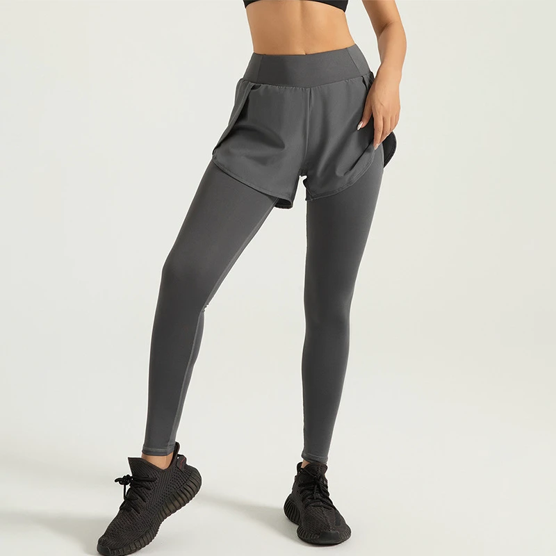 European and American high waisted sports hip lifting quick drying fitness pants women's yoga pants