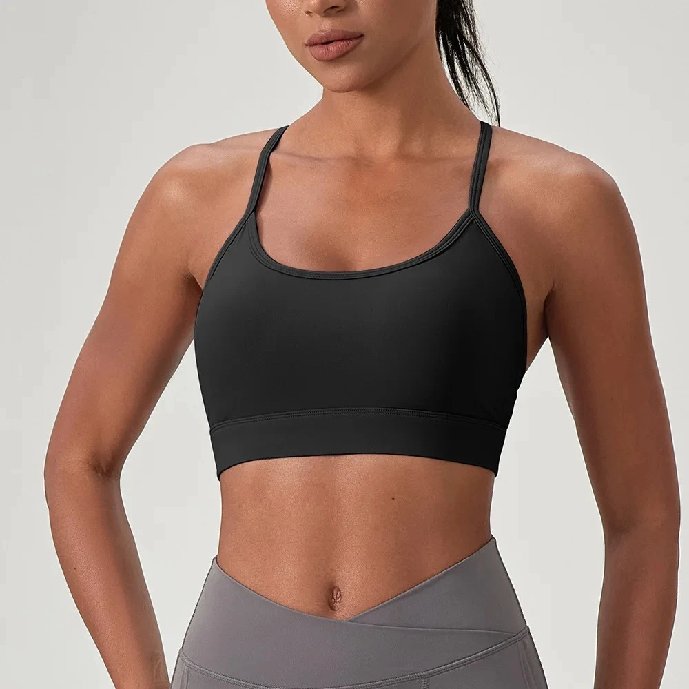 Top Quality Women's Lightweight Quick Dry Compression Sports Bra Adjusted Supportive Quick Dry Y Back Sports Bra