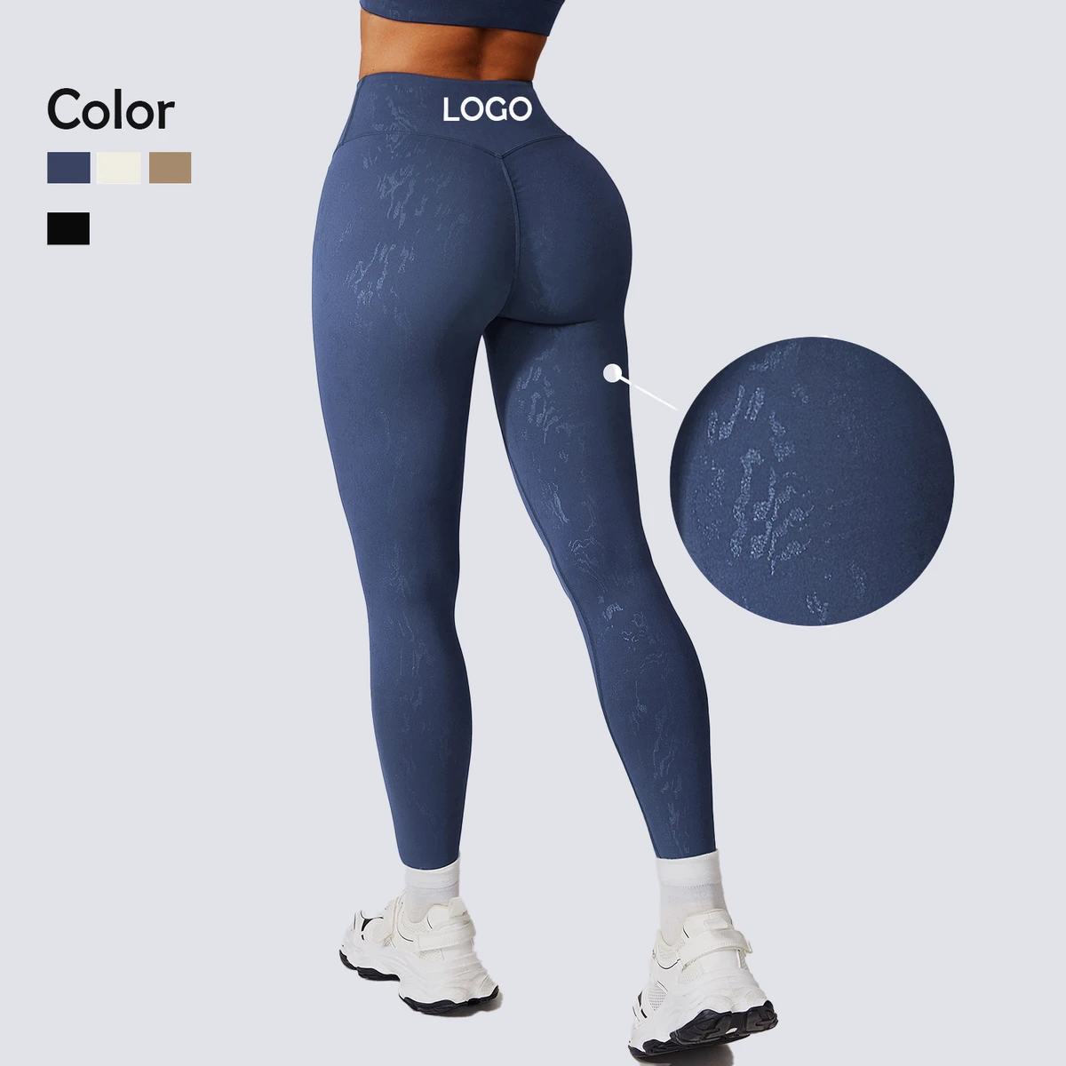 Custom Women New High-waist Casual Butt-lifting Pants Quick Dry Fitness Slim-fit Athletic Wear Workout Running Leggings