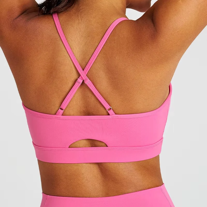 Women Cross-Border Fitness Clothing Quick-Drying Sport Yoga Top Gym Print Breathable Four-Way Yoga Bra