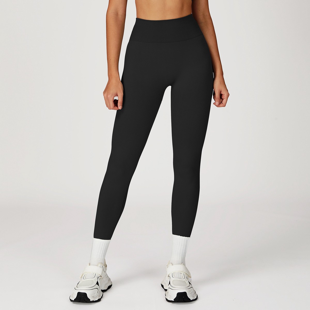 Women's Seamless Yoga Pants High Waist Tummy Control Workout Leggings For Outdoor Running Fitness 4513