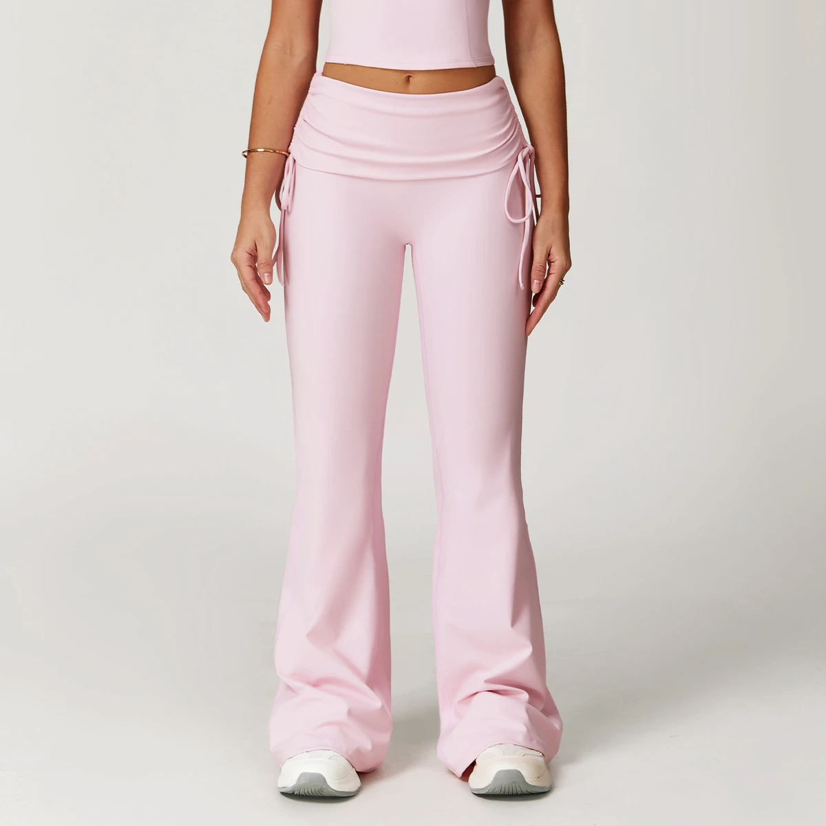 Wholesale Custom Logo Yoga Bell-bottoms Gym Leggings Women High Waist Outdoor Leggings Pants Women Sports Clothing Fitness Wear