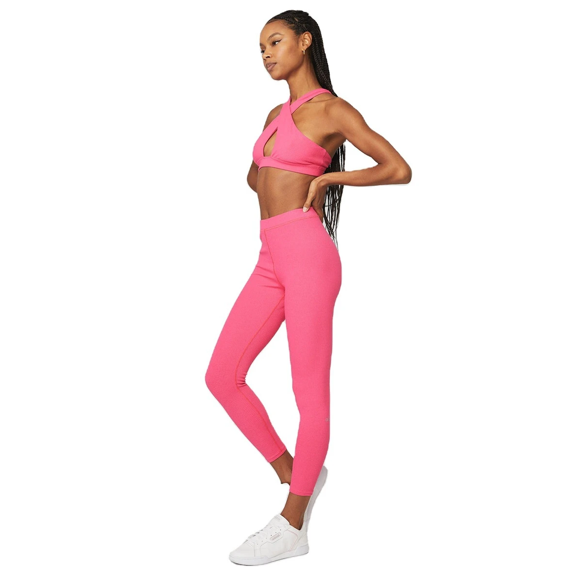 Customized Breathable Eco-Friendly Off-the-Shoulder 2-Piece Yoga Set for Women Spandex/Polyester Low MOQ New Quality Logo Waist