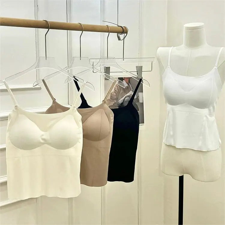 Sports Bras for Women Wireless Vest Laser Cut Wirefree for Ladies Teen Ice Silk Vast Yoga Tank Top Bra
