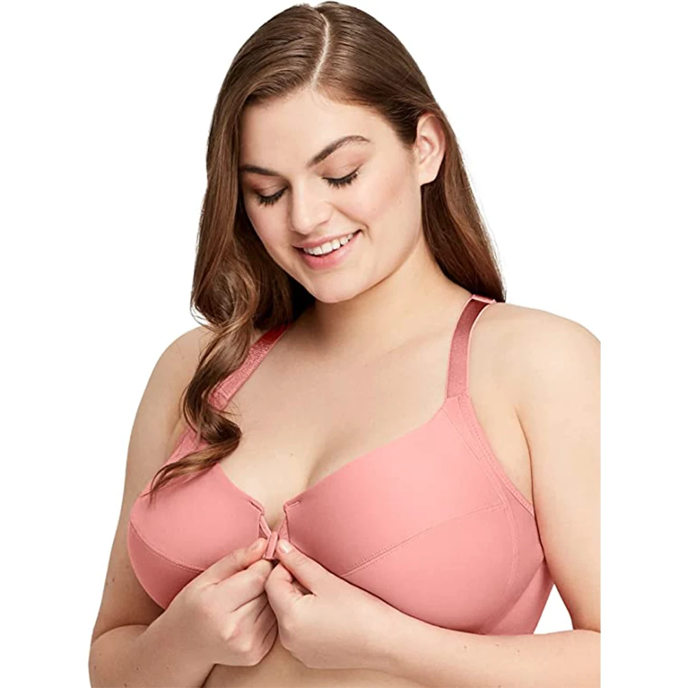 Womens High Support Anti-Bacterial Plus Size Reversible Breathable Eco-Friendly Sports Bra Adjustable Straps Lace OEM Service