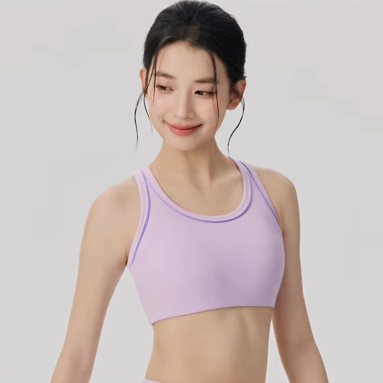 High Impact Breathable Quick Dry Fitness Women Workout Active Wear with Yoga Bra for Running
