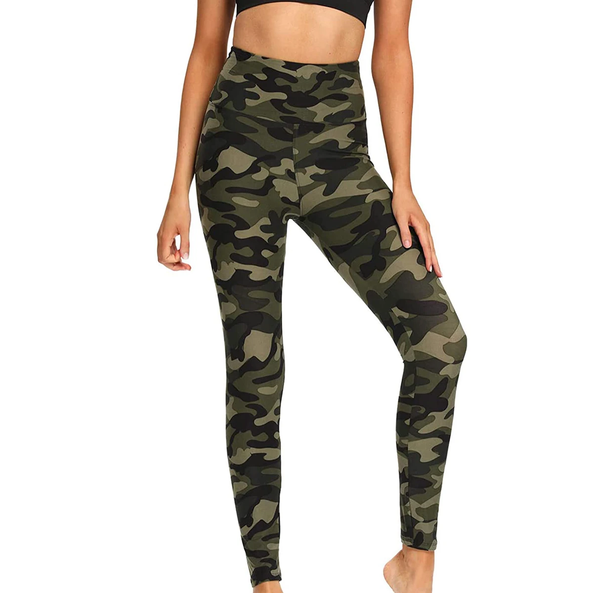 Tights High Waist Scrunch Butt Yoga Pants Custom Printed Leggings for Women Custom Logo Workout Clothing Sports Wear Gym Fitness