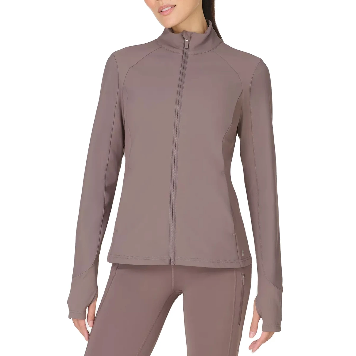Women's Seamless Two-Piece Yoga Set High Waist Leggings Long Sleeve Crop Top Breathable Quick Dry V-neck Pockets Spandex/Nylon